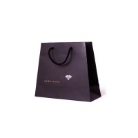 luxury customized logo printing wholesale factory paper gift bag with handles jewelry packaging shopping bag