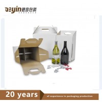 Custom Printing 12 Pack Bottles Beer Carton Boxes,Recyclable Corrugated Wine Packaging Shipping Box With Dividers