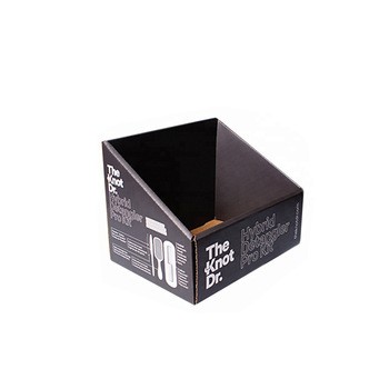 Custom recycled printed cardboard counter paper display box